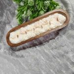 Waxspree Dough Bowl Wooden Candle 220gm Natural Soy Wax Scented Candle