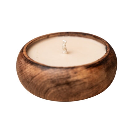 Dough Bowl Wooden Scented Candle - 30gm