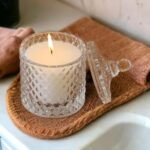 Crystal Jar Glass Scented Candle - 75gm