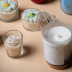 Frosted White Glass Jar Scented Candle – 170gm