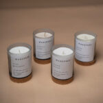 Frosted White Glass Jar Scented Candle – 170gm