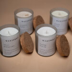 Frosted White Glass Jar Scented Candle – 170gm