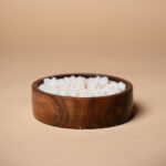 Waxspree Dough Bowl Wooden Candle 140gm Natural Soy Wax Scented Candle